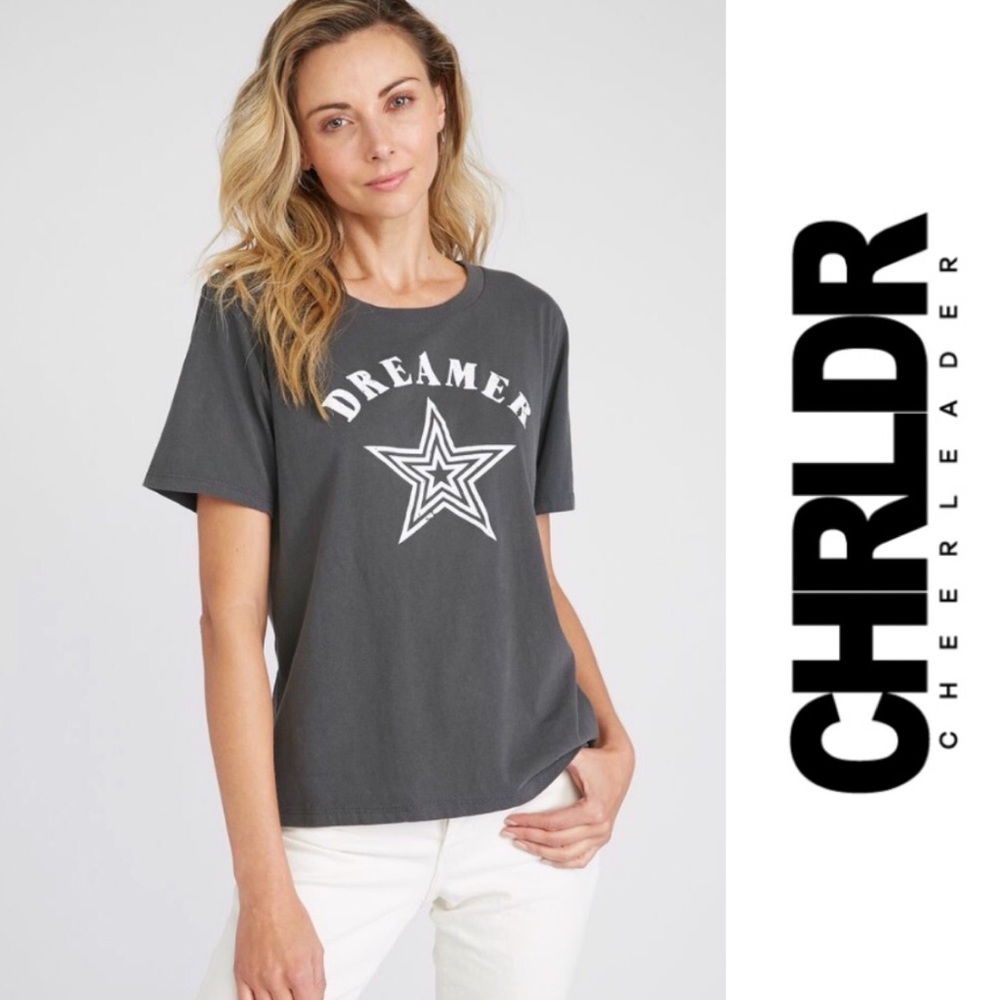 CHRLDR dreamer t-shirt NWT vintage black